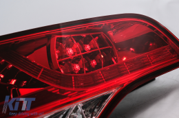 Fanali posteriori a LED per Audi Q7 4L 2006-2009 rosso chiaro Taillights-image-6099538