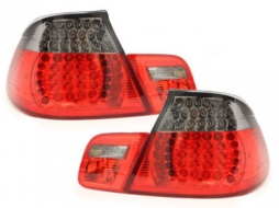 Fanali Posteriori a LED per BMW Serie 3 E46 2D Cabrio 2000-2005 Rosso Fumé-image-60952