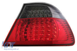 Fanali posteriori a LED per BMW Serie 3 E46 Coupe 2D 1998-2003 Rosso Nero-image-6073292