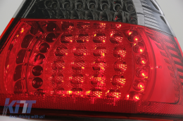 Fanali posteriori a LED per BMW Serie 3 E46 Coupe 2D 1998-2003 Rosso Nero-image-6073293