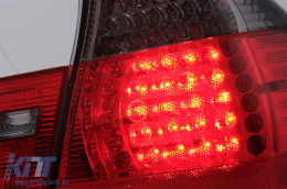 Fanali Posteriori a LED per BMW Serie 3 E46 Limousine 4 Porte 09.01-03.05 Rosso Fumo-image-60996