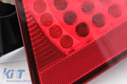 Fanali Posteriori a LED per BMW Serie 3 E46 Limousine 4 Porte 09.01-03.05 Rosso Fumo-image-6101319