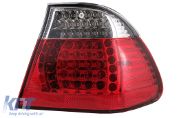 Fanali posteriori a LED per BMW Serie 3 E46 Limousine 4D 09.2001-03.2005 Rosso chiaro-image-6078584