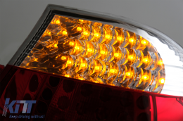 Fanali posteriori a LED per BMW Serie 3 E46 Coupé senza restyling 1999-2003 Rosso trasparente-image-6083986