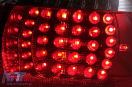 Fanali posteriori a LED per BMW Serie 3 E46 Coupé senza restyling 1999-2003 Rosso trasparente-image-6083992