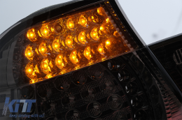 Fanali posteriori a LED per BMW Serie 3 E46 Limousine 4D 09.2001-03.2005 Fumo-image-6089645