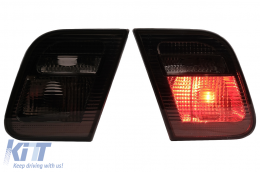 Fanali posteriori a LED per BMW Serie 3 E46 Limousine 4D 09.2001-03.2005 Fumo-image-6089647