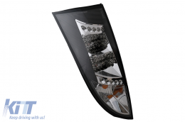 Fanali posteriori a LED per Ford Focus MK1 Hatchback DAW DBW 1998-2004 Neri-image-6102744