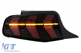 Fanali posteriori a LED per Ford Mustang V Pre-Facelift 2010-2012 Fumo Dinamico-image-6107289