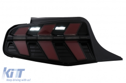 Fanali posteriori a LED per Ford Mustang V Pre-Facelift 2010-2012 Fumo Dinamico-image-6107291