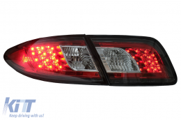 Fanali posteriori a LED per Mazda 6 Berlina GG1 08.2002-08.2007 Nero-image-6097252