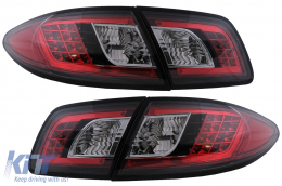 Fanali posteriori a LED per Mazda 6 Berlina GG1 08.2002-08.2007 Nero-image-6097257