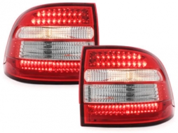 Fanali posteriori a LED per PORSCHE Cayenne 9PA 2003-2006 Red Crystal-image-61800