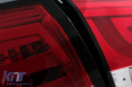 Fanali posteriori a LED per VW Golf 6 VI Hatchback 2008-2013 Rosso Trasparente-image-6105883