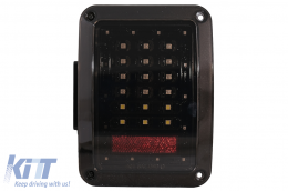 Fanali posteriori Full LED per Jeep Wrangler JK 2007-2017 Fumè-image-6022670