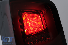 Fanali posteriori Full LED per VW Transporter V T5 Facelift 2010-2015 Dynamic Signal Fumo Rosso-image-6100030