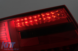 Fanali posteriori LED BAR per Audi A6 C6 4F Berlina 04.2004-2008 7 PIN Fumo rosso-image-6078359