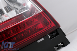 Fanali posteriori LED per Audi A4 B5 8D 1994-2000 Limousine Rosso Trasparente-image-6105414