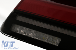 Fanali posteriori LED per BMW 5 G30 Sedan 17-19 LCI Design Luci svolta statiche-image-6096985