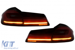 Fanali posteriori LED per BMW 5 G30 Sedan 17-19 LCI Design Luci svolta statiche-image-6096986