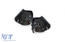 Fanali posteriori LED per BMW Serie 1 E81 E87 09.2007-2011 Nero fumo-image-65465