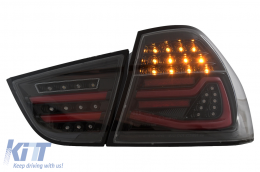 Fanali posteriori LED per BMW Serie 3 E90 LCI 09-11 Fumo Dynamic Lights-image-6110075