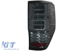 Fanali posteriori LED per Ford Ranger 12-18 Luci Dinamico Sequenziale Fumo-image-6077621