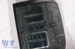 Fanali posteriori LED per Ford Ranger 12-18 Luci Dinamico Sequenziale Fumo-image-6077623