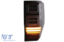 Fanali posteriori LED per Ford Ranger 12-18 Luci Dinamico Sequenziale Fumo-image-6077632