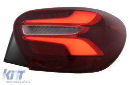 Fanali Posteriori LED per Mercedes Classe A W176 13-08.15 Rosso Facelift Design Dinamico-image-6110412