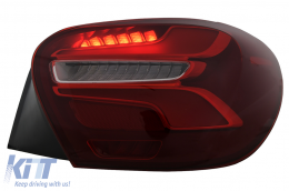 Fanali Posteriori LED per Mercedes Classe A W176 13-08.15 Rosso Facelift Design Dinamico-image-6110415