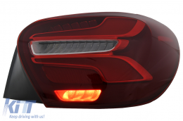 Fanali Posteriori LED per Mercedes Classe A W176 13-08.15 Rosso Facelift Design Dinamico-image-6110418