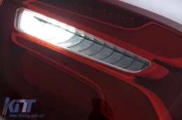 Fanali Posteriori LED per Mercedes Classe A W176 13-08.15 Rosso Facelift Design Dinamico-image-6110425