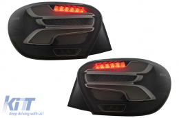 Fanali Posteriori LED per Mercedes Classe A W176 13-08.15 Fumo Facelift Design Dinamico-image-6110119