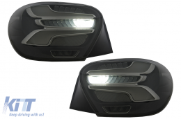 Fanali Posteriori LED per Mercedes Classe A W176 13-08.15 Fumo Facelift Design Dinamico-image-6110122