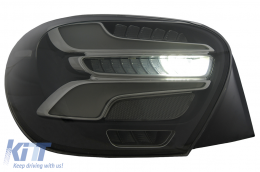 Fanali Posteriori LED per Mercedes Classe A W176 13-08.15 Fumo Facelift Design Dinamico-image-6110123