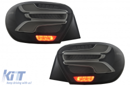 Fanali Posteriori LED per Mercedes Classe A W176 13-08.15 Fumo Facelift Design Dinamico-image-6110125