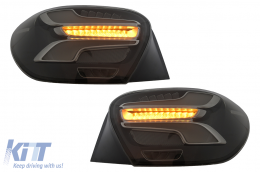 Fanali Posteriori LED per Mercedes Classe A W176 13-08.15 Fumo Facelift Design Dinamico-image-6110128