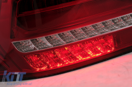 Fanali Posteriori LED per Mercedes Classe C W203 Berlina 2000-2004 Rosso Chiaro Segnale Dinamico-image-6102803