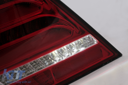 Fanali Posteriori LED per Mercedes Classe C W203 Berlina 2000-2004 Rosso Chiaro Segnale Dinamico-image-6102805