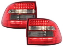 Fanali posteriori LED per Porsche Cayenne 2003-2007 Lampada rosso fumo-image-61812