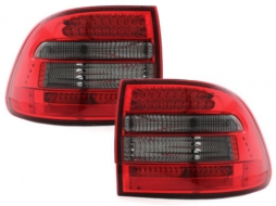 Fanali posteriori LED per Porsche Cayenne 2003-2007 Lampada rosso fumo-image-61813