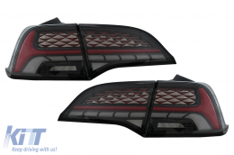 Fanali Posteriori LED per Tesla Model 3 17-22 Model Y 20-22 Segnale Dinamico-image-6110169