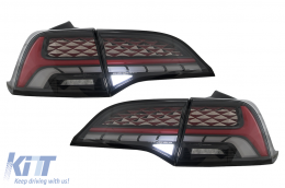 Fanali Posteriori LED per Tesla Model 3 17-22 Model Y 20-22 Segnale Dinamico-image-6110172