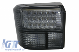 Fanali posteriori LED per VW T4 Transporter Caravelle Multivan 90-03 Lampadine Fumé-image-6028083