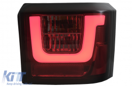 Fanali posteriori LED per VW T4 Transporter Caravelle Multivan 90-03 Lampadine Fumo-image-6086725