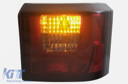 Fanali posteriori LED per VW T4 Transporter Caravelle Multivan 90-03 Lampadine Fumo-image-6086728