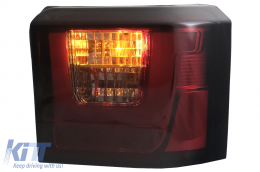 Fanali posteriori LED per VW T4 Transporter Caravelle Multivan 90-03 Lampadine Fumo-image-6086729