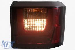 Fanali posteriori LED per VW T4 Transporter Caravelle Multivan 90-03 Lampadine Fumo-image-6086732