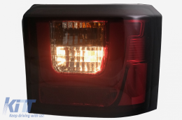 Fanali posteriori LED per VW T4 Transporter Caravelle Multivan 90-03 Lampadine Fumo-image-6086733